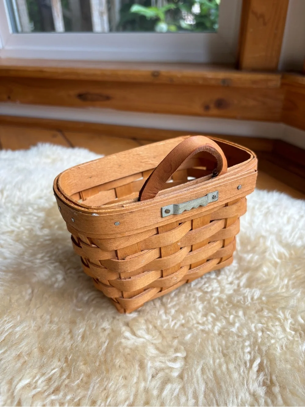 Vintage 90s Longaberger Basket